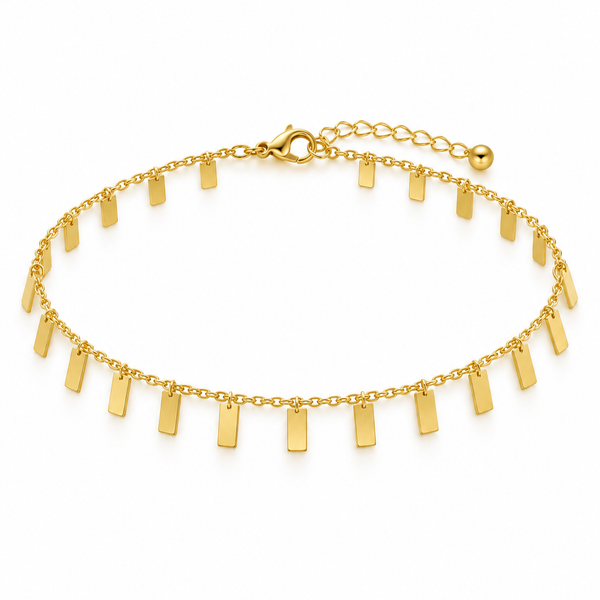 Fringe Tag Anklet
