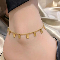 Fringe Tag Anklet - view 2