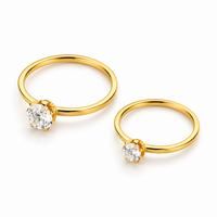Solitaire Crystal Ring - view 2