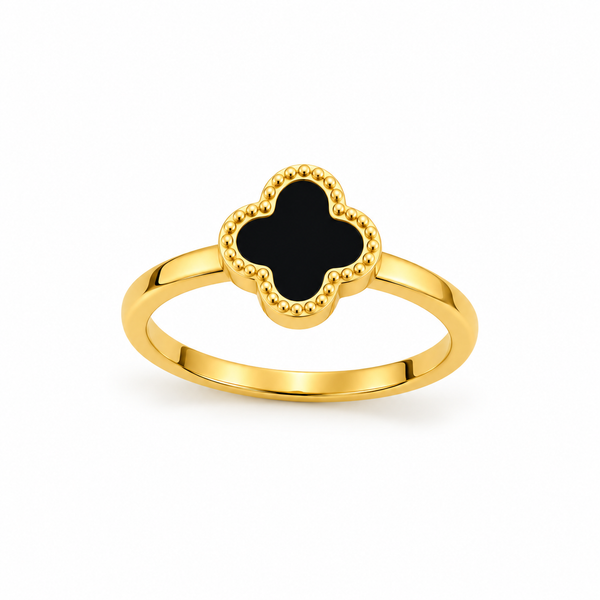 Clover Inlay Ring