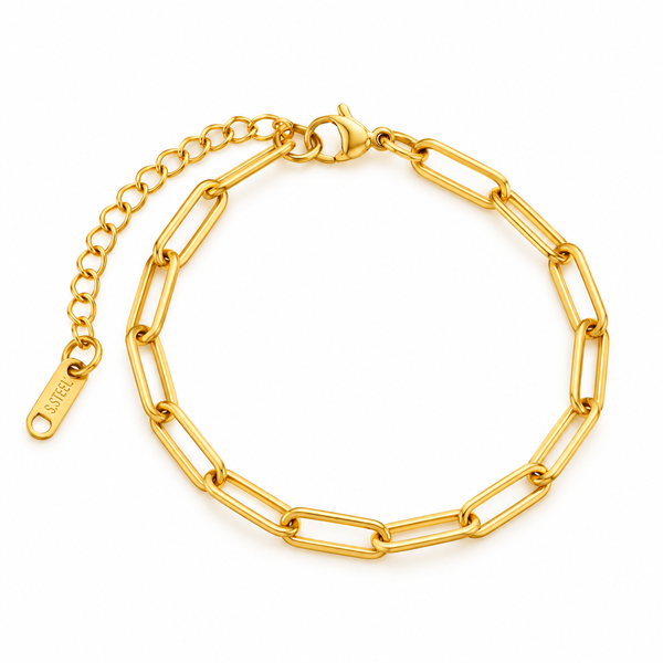 Paperclip Link Bracelet