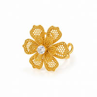 Filigree Flower Ring - view 1