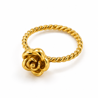 Twisted Rose Ring - view 3