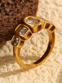 Cascade Crystal Statement Ring - view 3