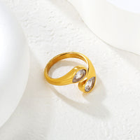 Twin Teardrop Wrap Ring - view 5