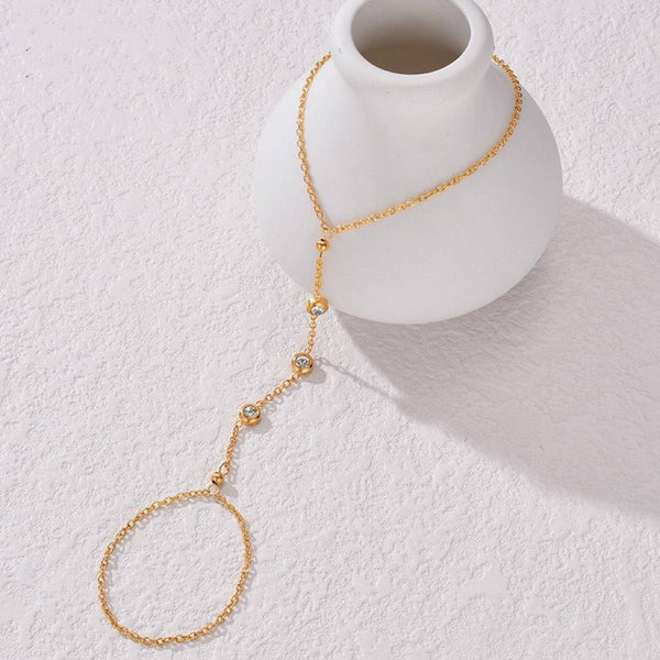 Crystal Station Hand Chain Ringlet