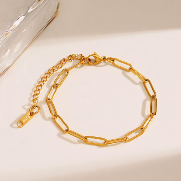 Paperclip Link Bracelet