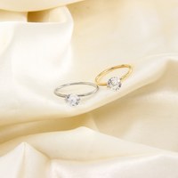 Solitaire Crystal Ring - view 4