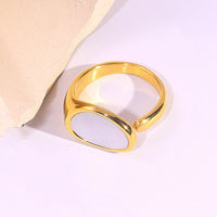 Mother of Pearl Open Ring - view 6