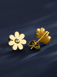 Dainty Daisy Flower Stud Earrings - view 5