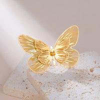 Gold Butterfly Ring - view 4