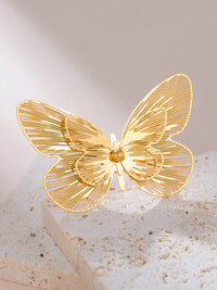 Gold Butterfly Ring - view 3