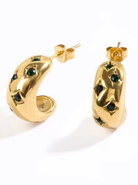 Star Crystal C-Hoop Earrings - view 5