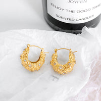 Woven Crystal Hoop Earrings - view 4