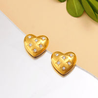 Crystal Heart & Star Stud Earrings - view 3
