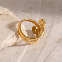 Triple Stone Open Ring - view 3