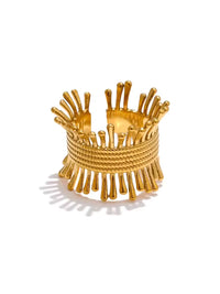 Sunburst Textured Ring - view 1