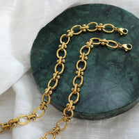 Chunky Oval Link Chain Bracelet - view 3