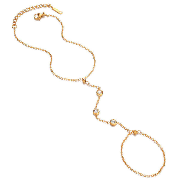 Crystal Station Hand Chain Ringlet
