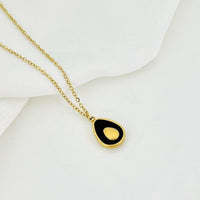 Drop Enamel Necklace - view 2