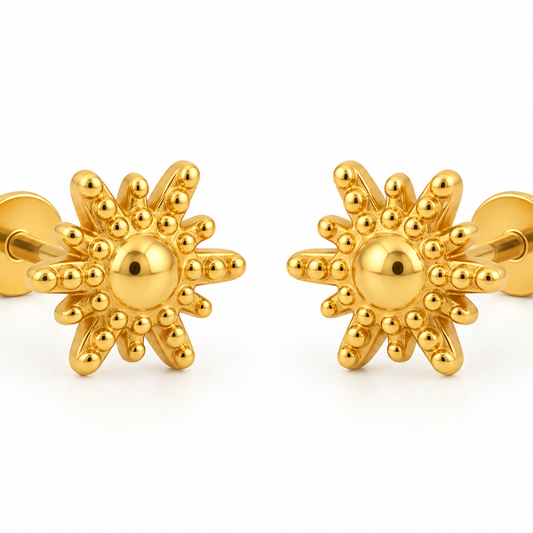 Sunburst Starburst Studs