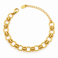 Chunky Oval Link Chain Bracelet - view 1