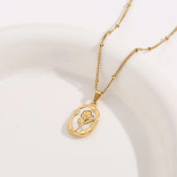 Noir Rose Pearl Necklace - view 2