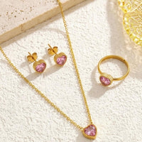 Crystal Heart Jewelry Set - view 5
