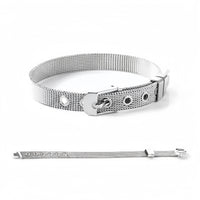Mesh Belt Buckle Bracelet - view 3