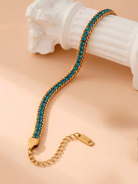 Crystal Tennis Chain Bracelet - view 1