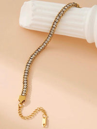Crystal Tennis Chain Bracelet - view 2