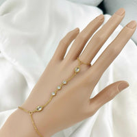 Mixed Bezel Crystal Hand Chain Ringlet - view 3