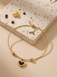 Enamel Heart Jewelry Set - view 3