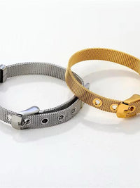 Mesh Belt Buckle Bracelet - view 1