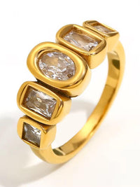 Cascade Crystal Statement Ring - view 1