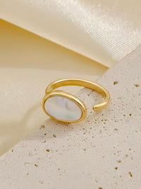 Mother of Pearl Open Ring - view 1