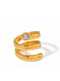 Braided Spiral Wrap Ring - view 1