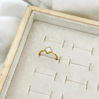 Clover Inlay Ring - view 3