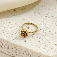 Twisted Rose Ring - view 2
