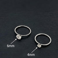 Solitaire Crystal Ring - view 5