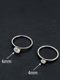 Solitaire Crystal Ring - view 2