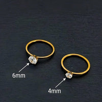 Solitaire Crystal Ring - view 6