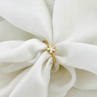 White Daisy Ring - view 2