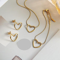 Amora Heart Trio – Necklace, Earrings &amp; Bracelet Set - view 2