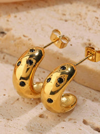 Star Crystal C-Hoop Earrings - view 3